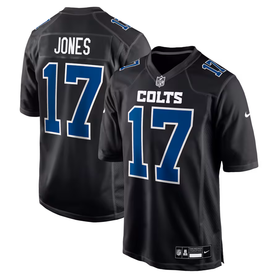 Daniel Jones Indianapolis Colts  Fashion Game Jersey - Black