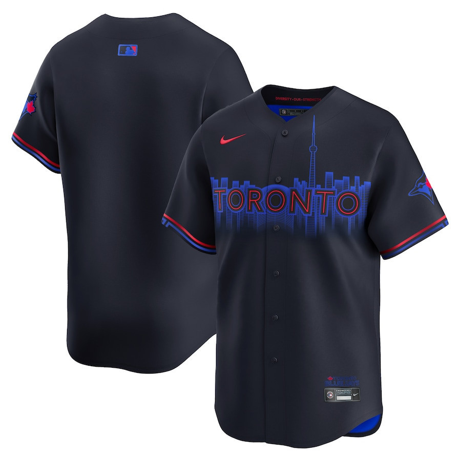 Toronto Blue Jays 2024 City Connect Limited Player Men Jersey - Black