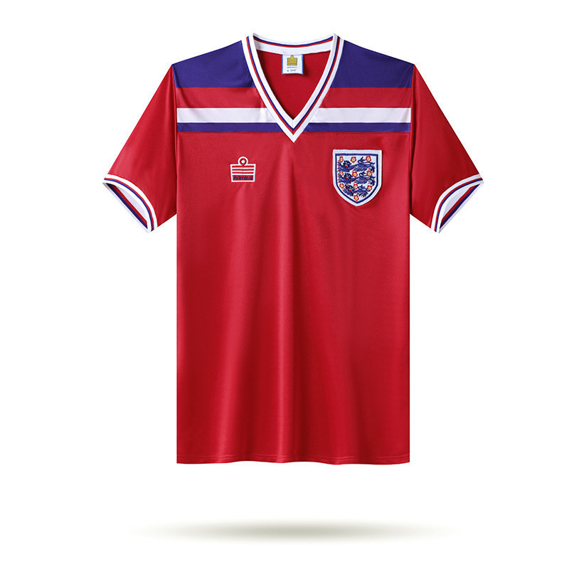 England 1982 Away Men Retro Jersey - Red