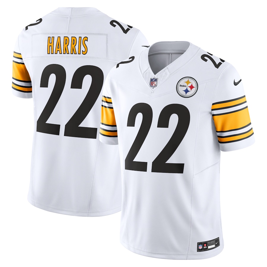 Mens Pittsburgh Steelers Najee Harris  White Vapor F.U.S.E. Limited Jersey