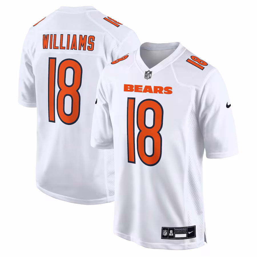 Caleb Williams Chicago Bears   Fashion Jersey - Tundra White
