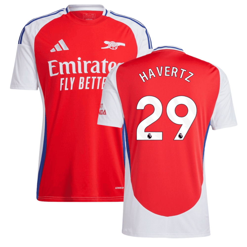 Kai Havertz 29 Arsenal 2024/25 Home Men Jersey - Red