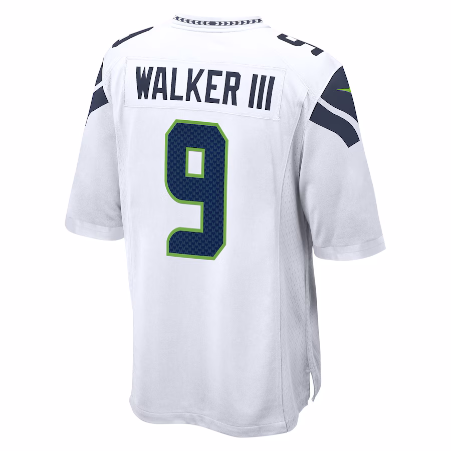 Kenneth Walker III Seattle Seahawks  50th Season Game Jersey - White
