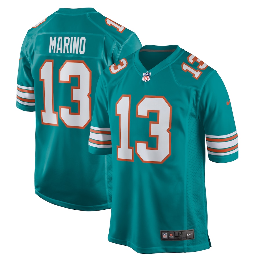 Dan Marino Miami Dolphins   Retired Player Jersey - Aqua