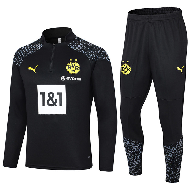 Borussia Dortmund Training Top Set 23/24 - Black Pattern