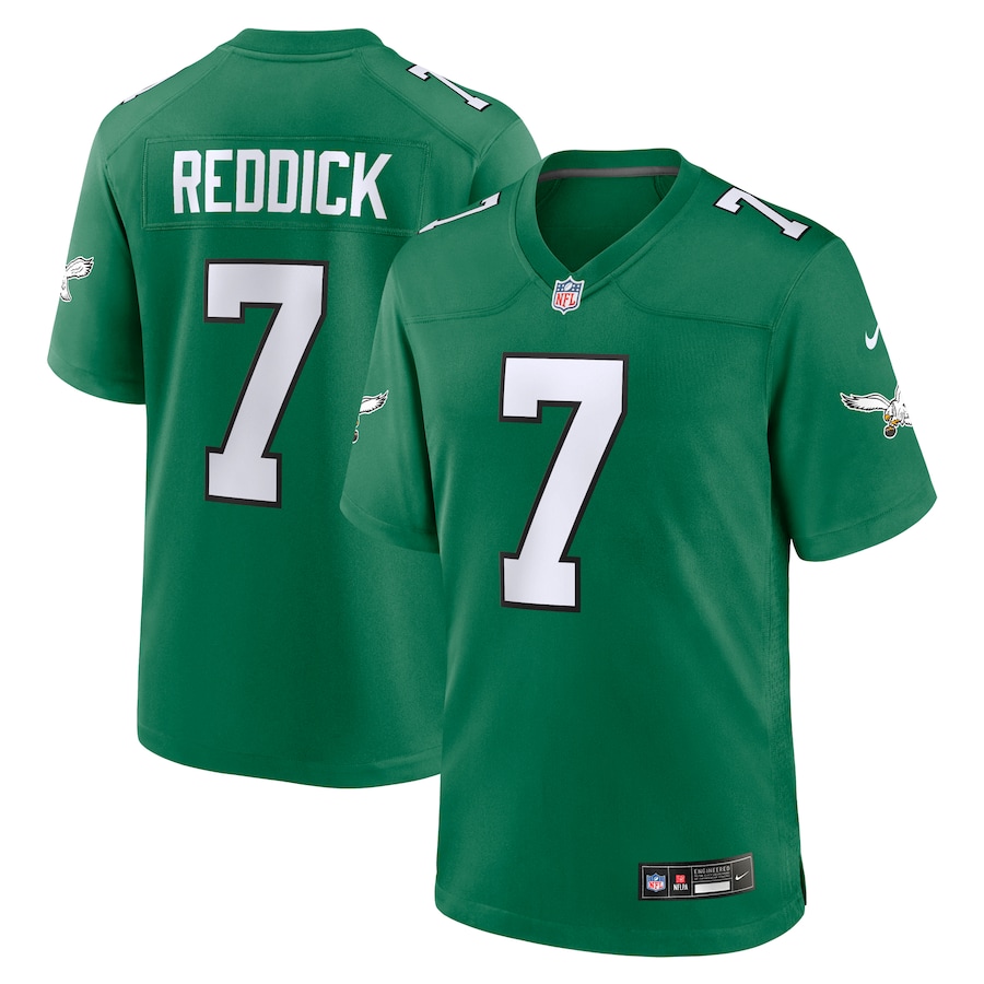 Mens Philadelphia Eagles Haason Reddick  Kelly Green Alternate Game Jersey