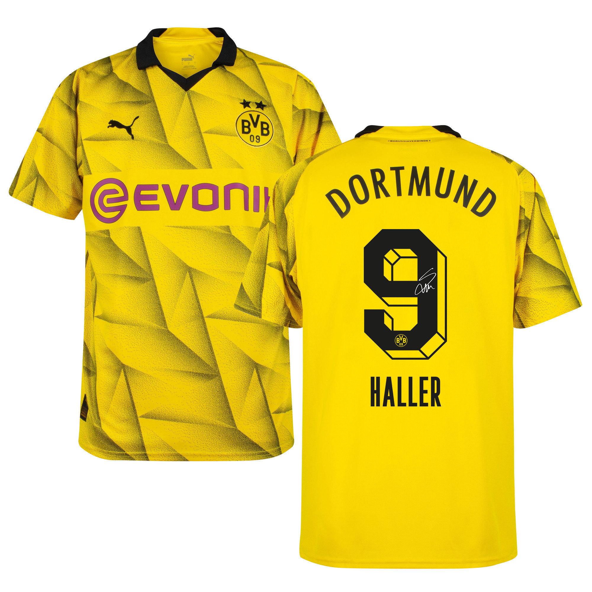 Sébastien Haller 9 Signed Borussia Dortmund 2023/24  Cup Autographed - Men