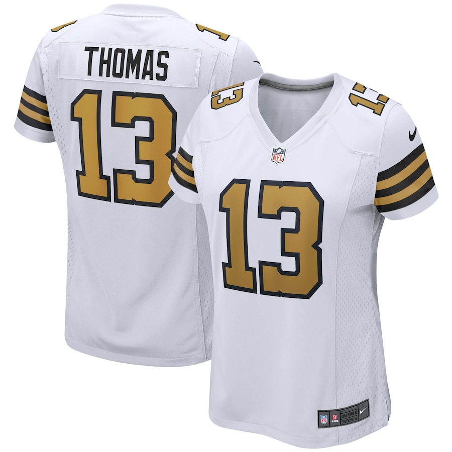Womens New Orleans Saints Michael Thomas  White Alternate Game Jersey