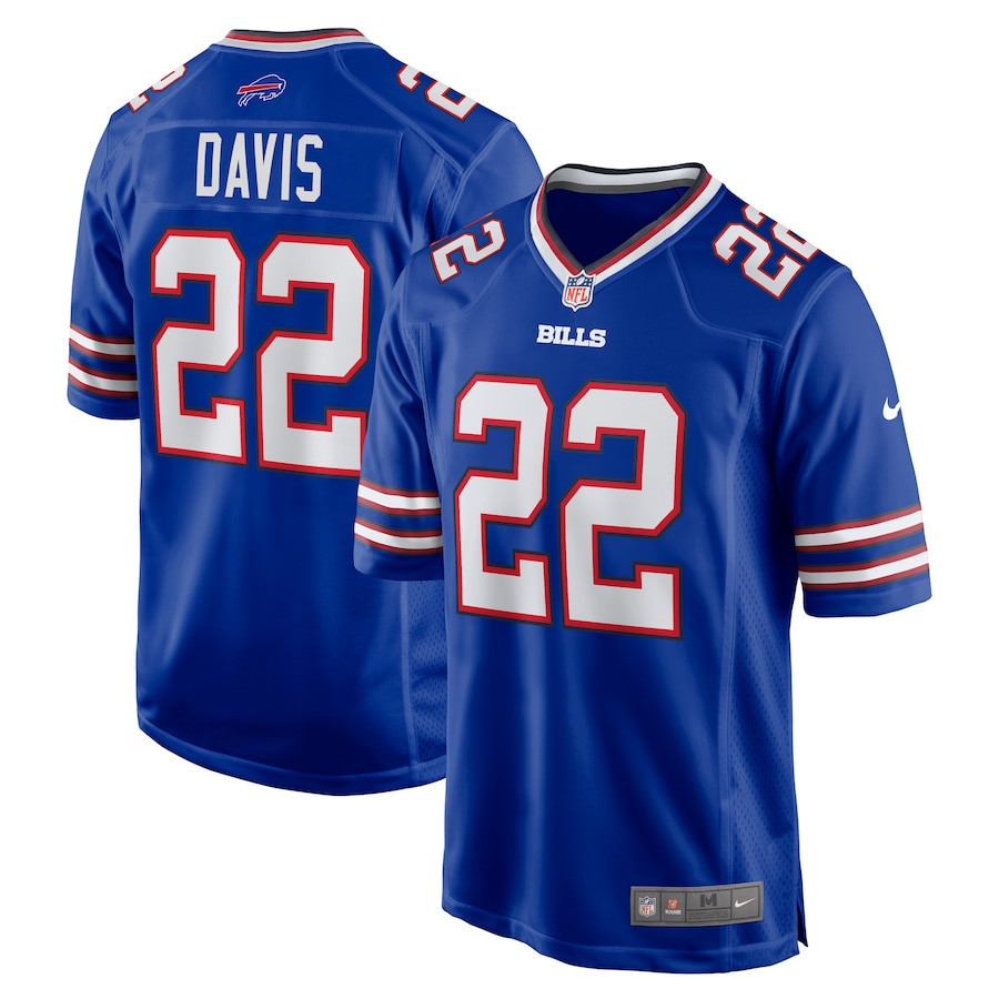 Ray Davis 22 Buffalo Bills Game Men Jersey - Royal