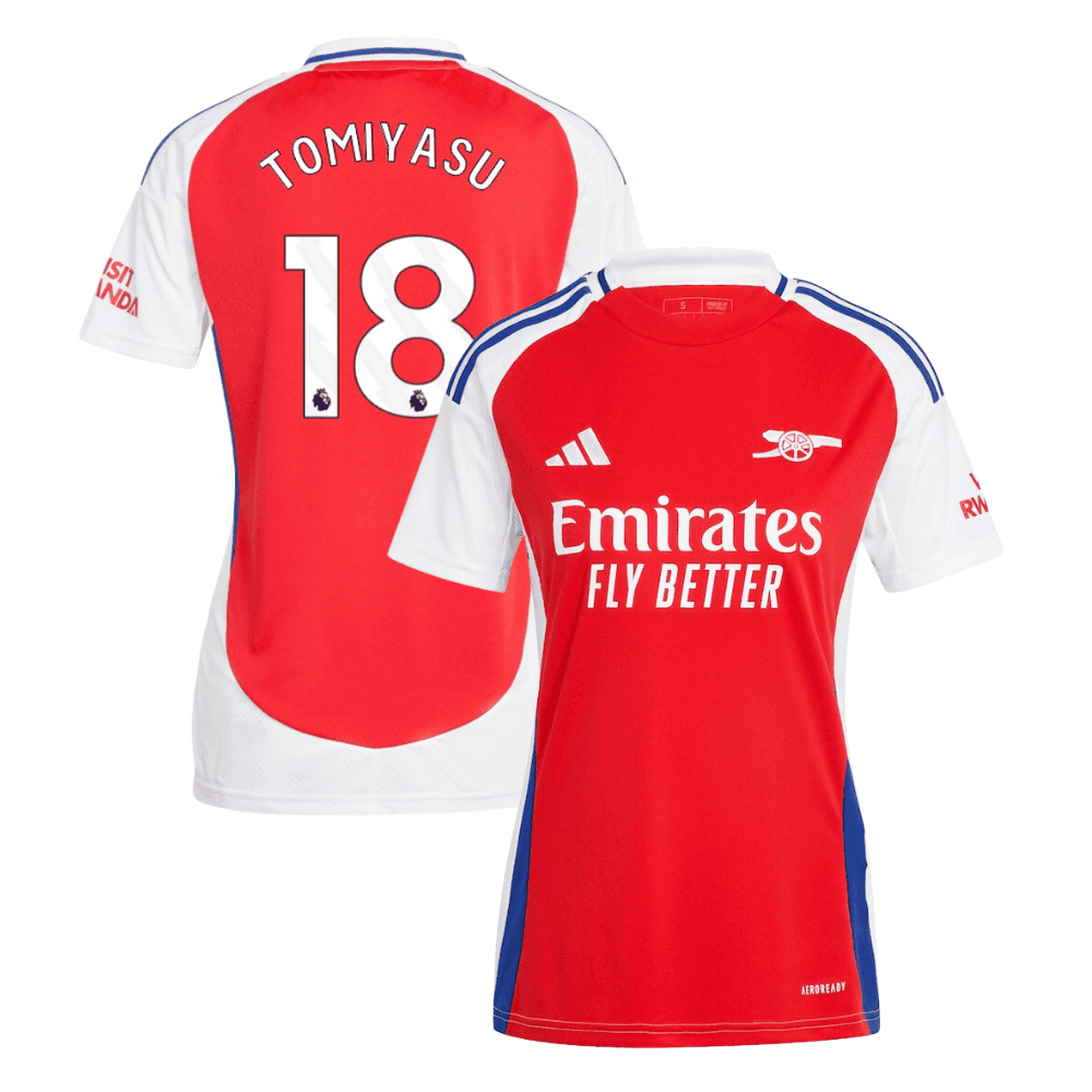 Takehiro Tomiyasu 18 Arsenal 2024/25 Home Women Jersey - Red