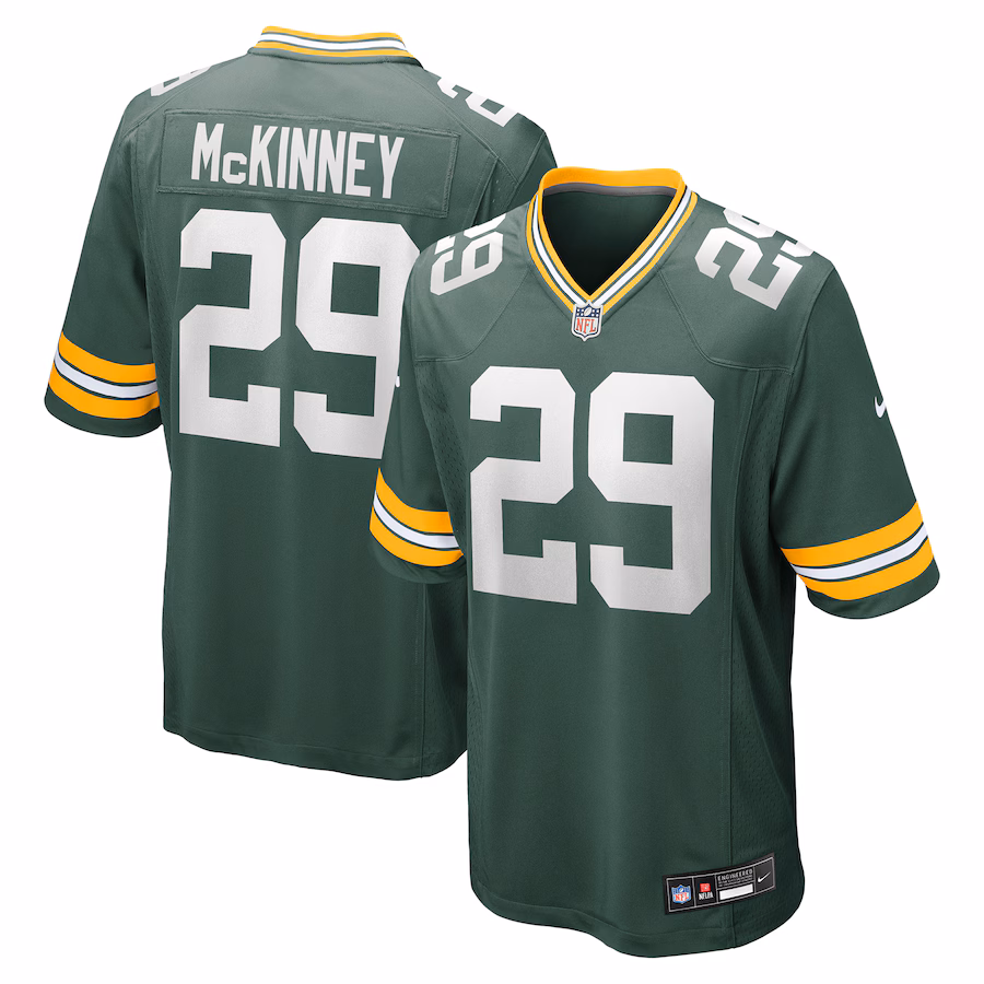 Xavier McKinney Green Bay Packers  Team Game Jersey -  Green