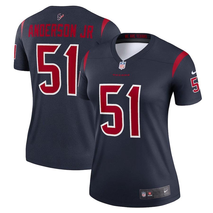 Womens Houston Texans Will Anderson Jr.  Navy  Legend Jersey