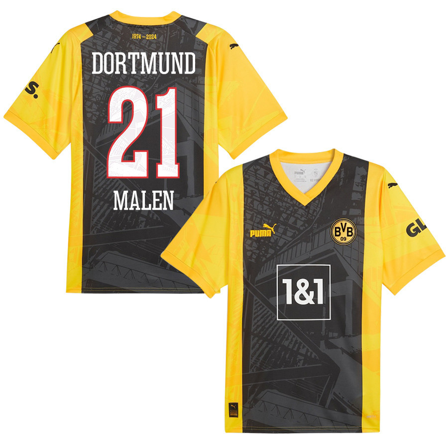 Donyell Malen 21 Borussia Dortmund 2024/25 Special Edition Jersey - Men Black