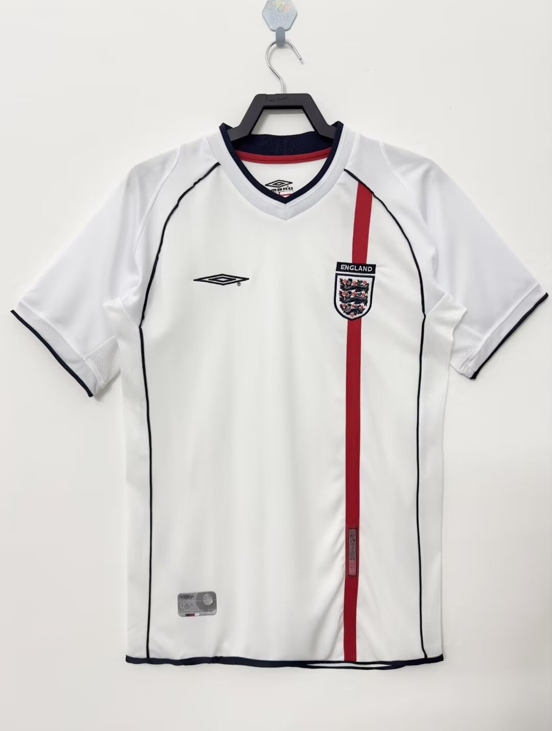 England 2002 Home Retro Jersey - Men, White