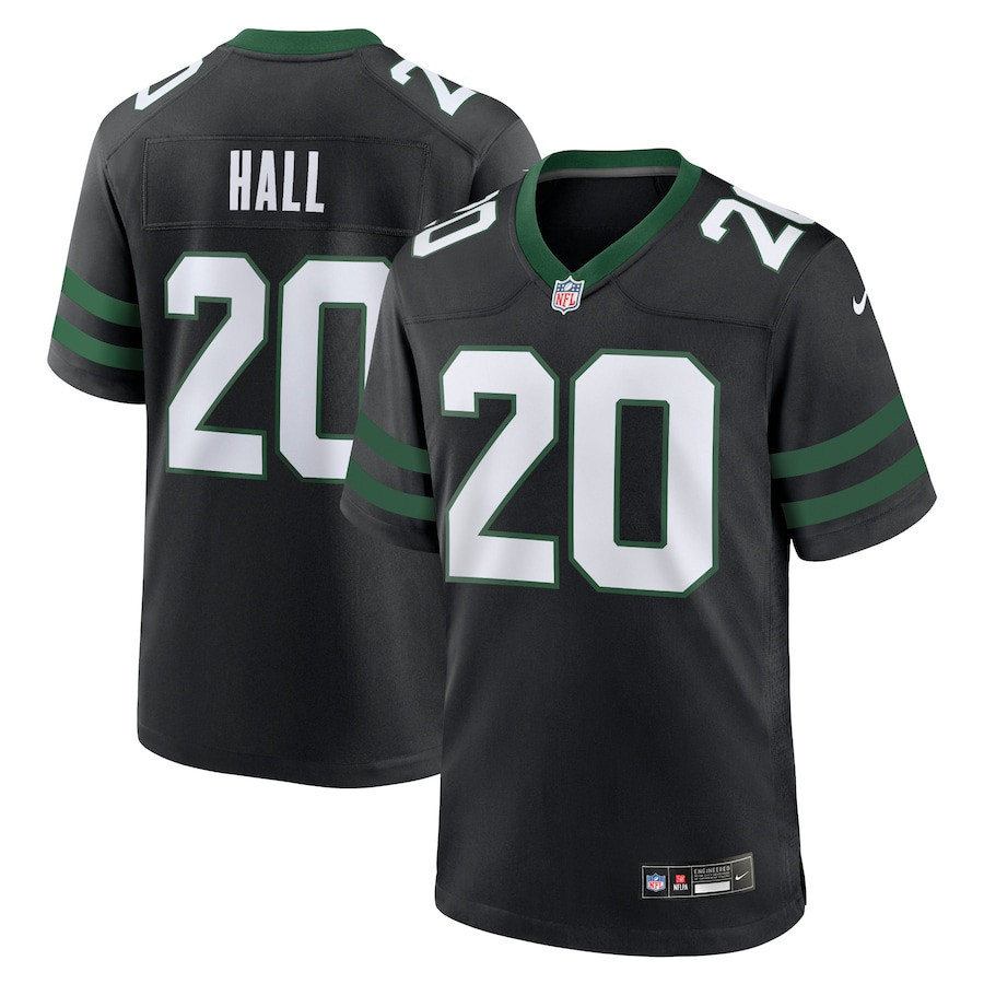 Breece Hall 20 New York Jets Alternate Game Men Jersey - Legacy Black
