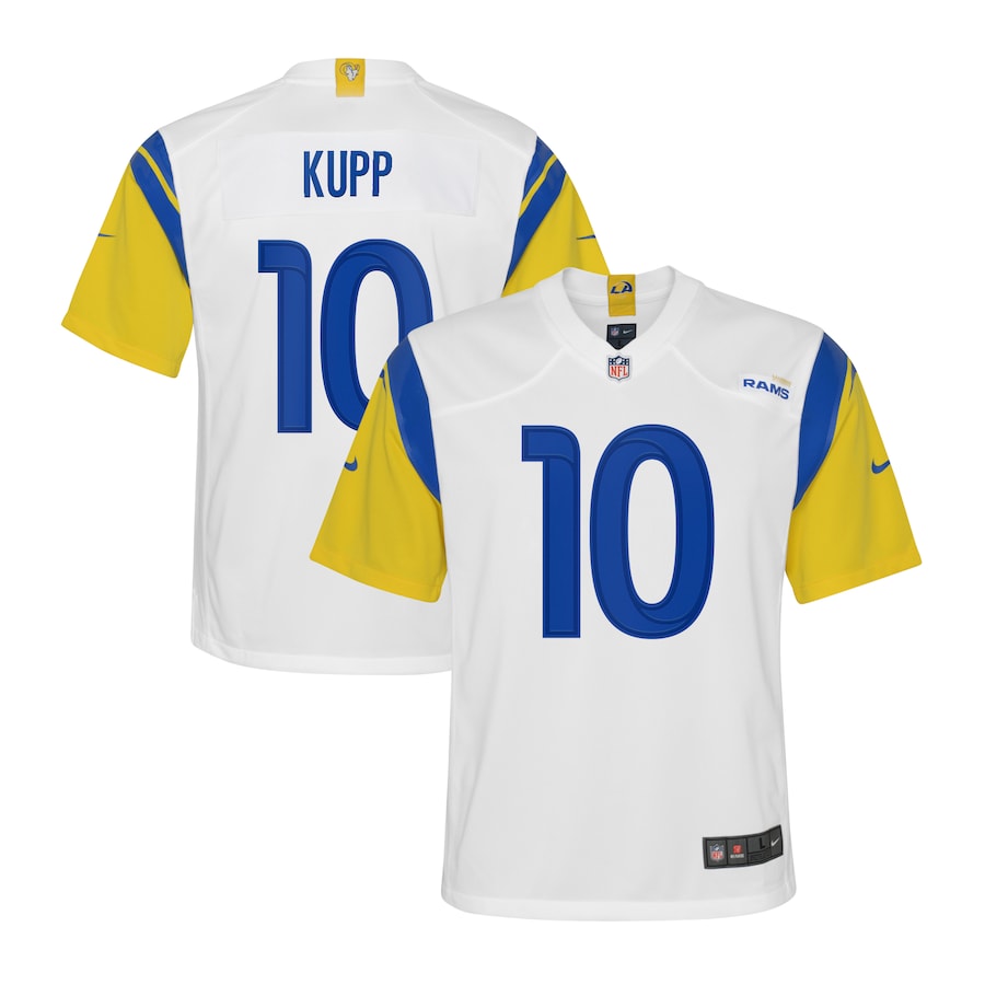 Youth Los Angeles Rams Cooper Kupp  White Game Jersey