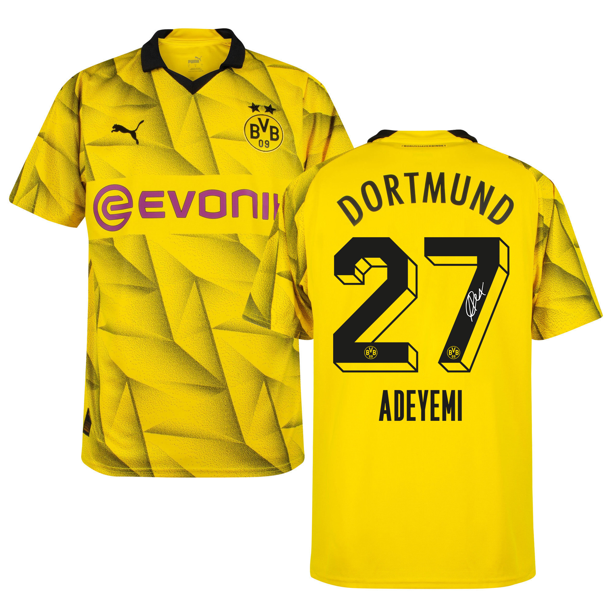 Karim Adeyemi 27 Signed Borussia Dortmund 2023/24  Cup Autographed - Men