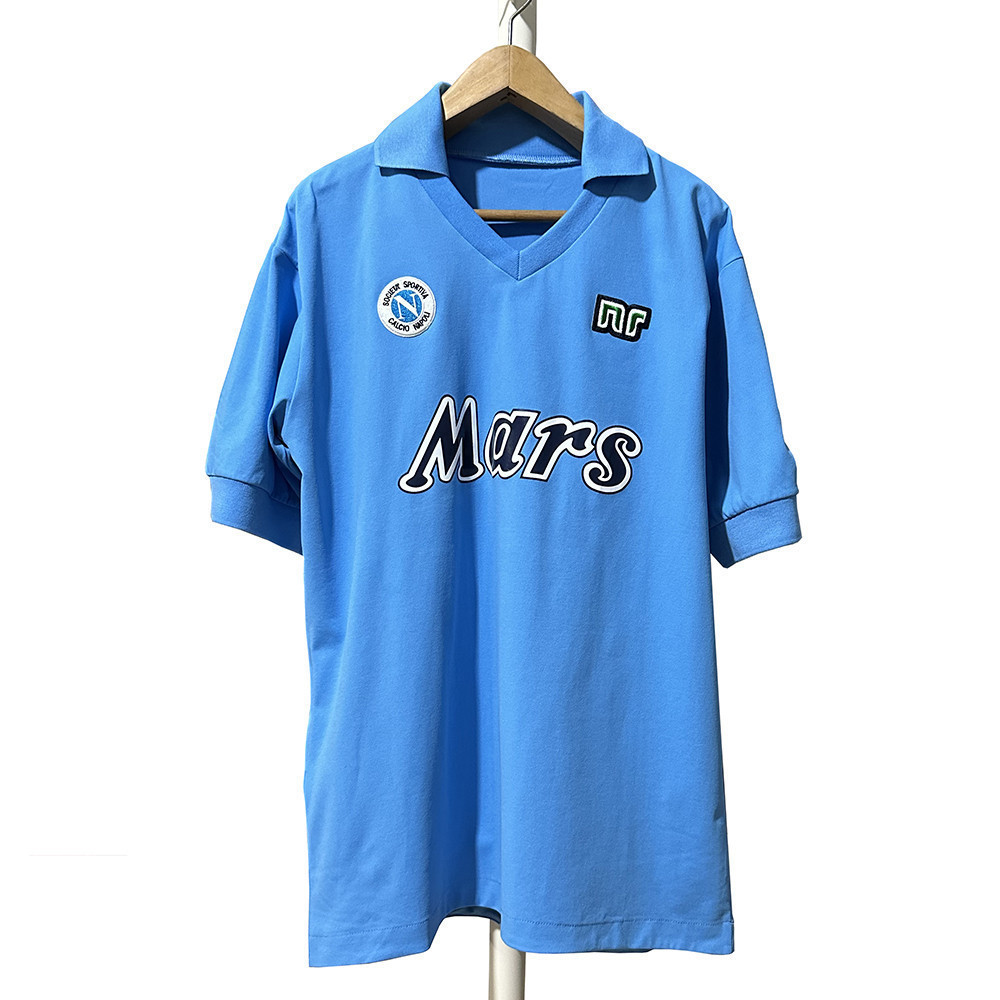 Napoli 1988-89 Home Men Retro Jersey - Blue