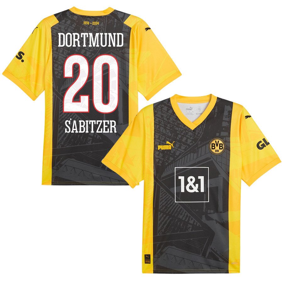 Marcel Sabitzer 20 Borussia Dortmund 2024/25 Special Edition Jersey - Men Black