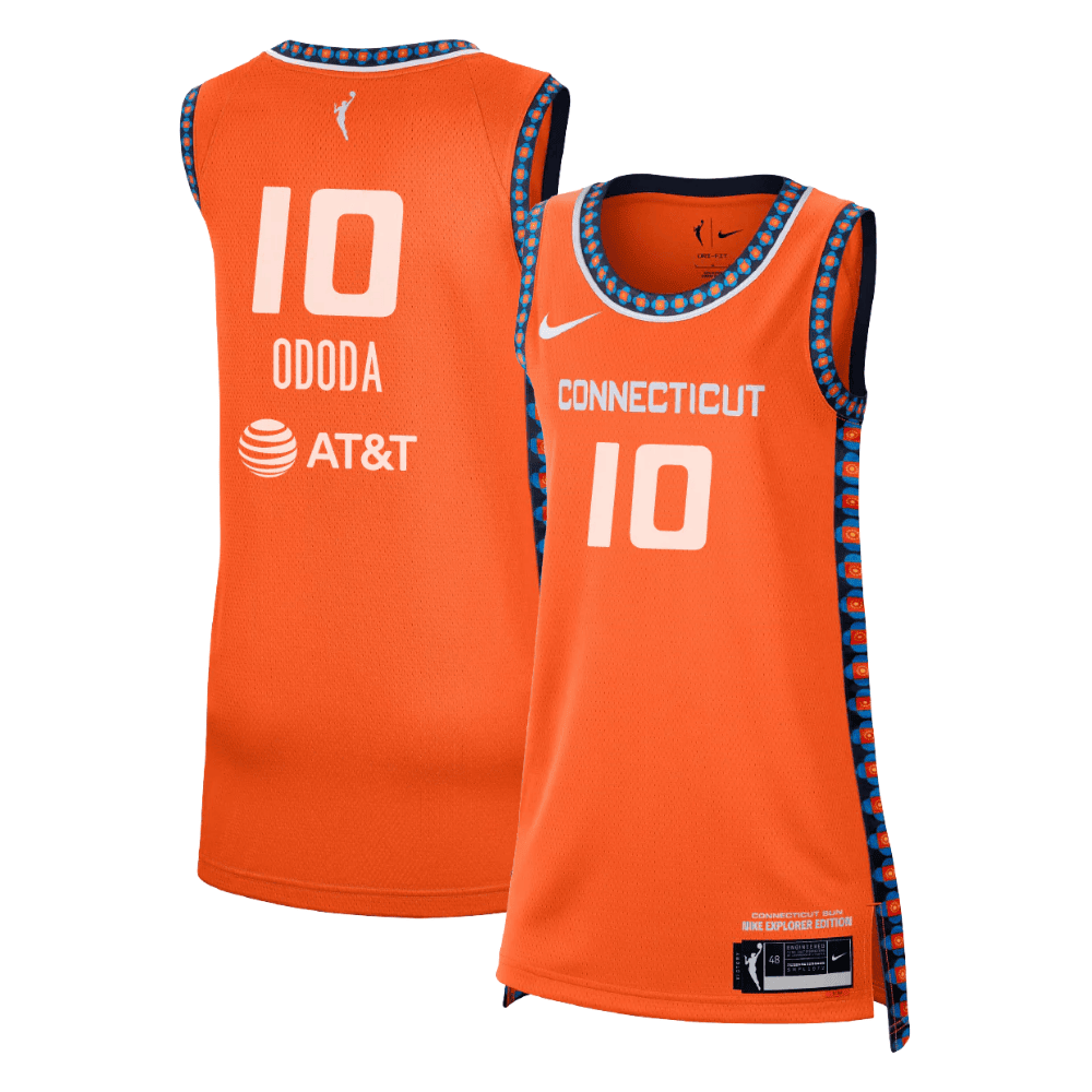 Olivia Nelson-Ododa 10 Connecticut Sun 2024 Explorer Edition Victory Unisex Jersey - Orange