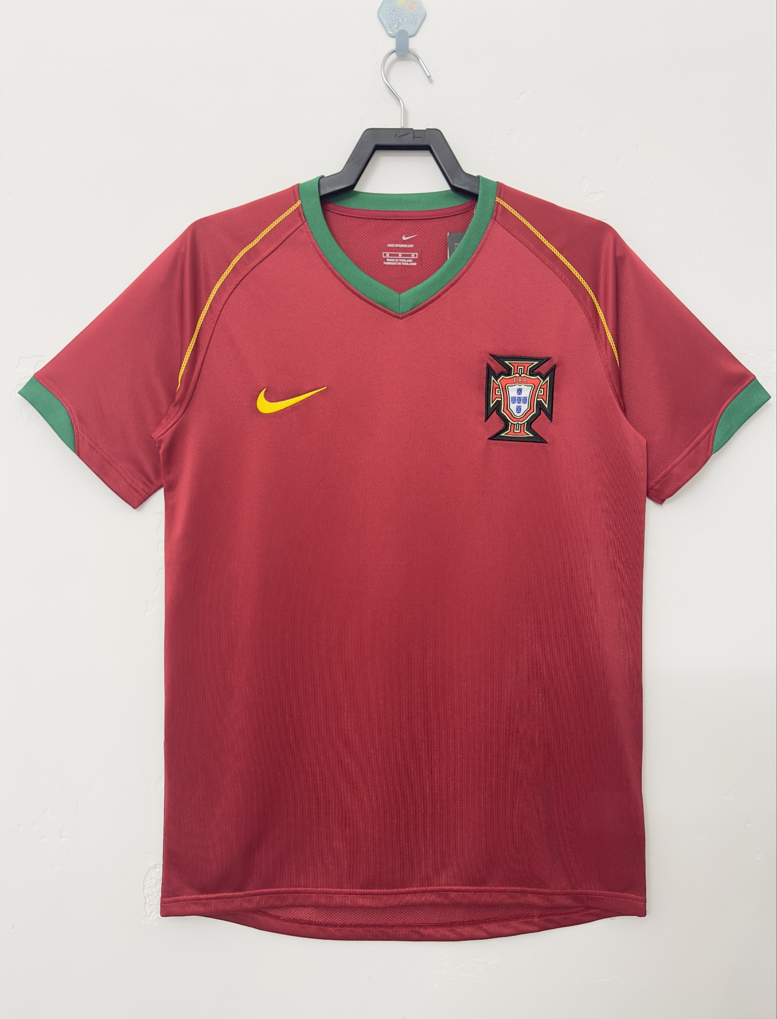 Portugal 2006 Home Retro Jersey - Men, Red