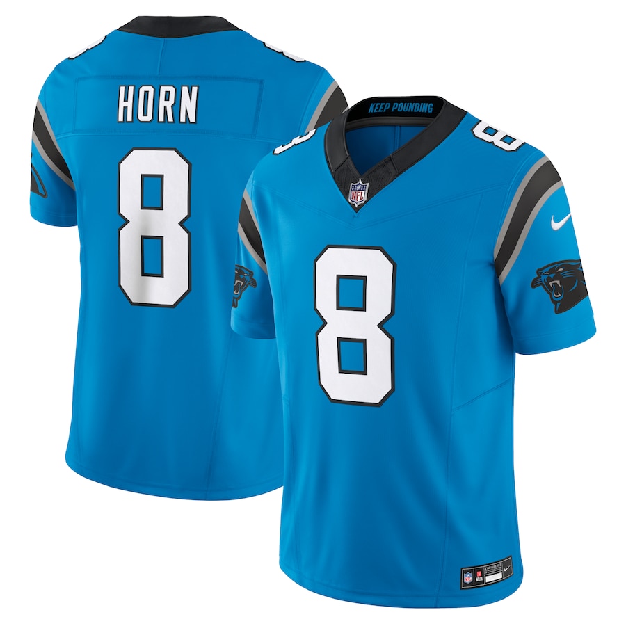 Mens Carolina Panthers Jaycee Horn  Blue Vapor F.U.S.E. Limited Jersey