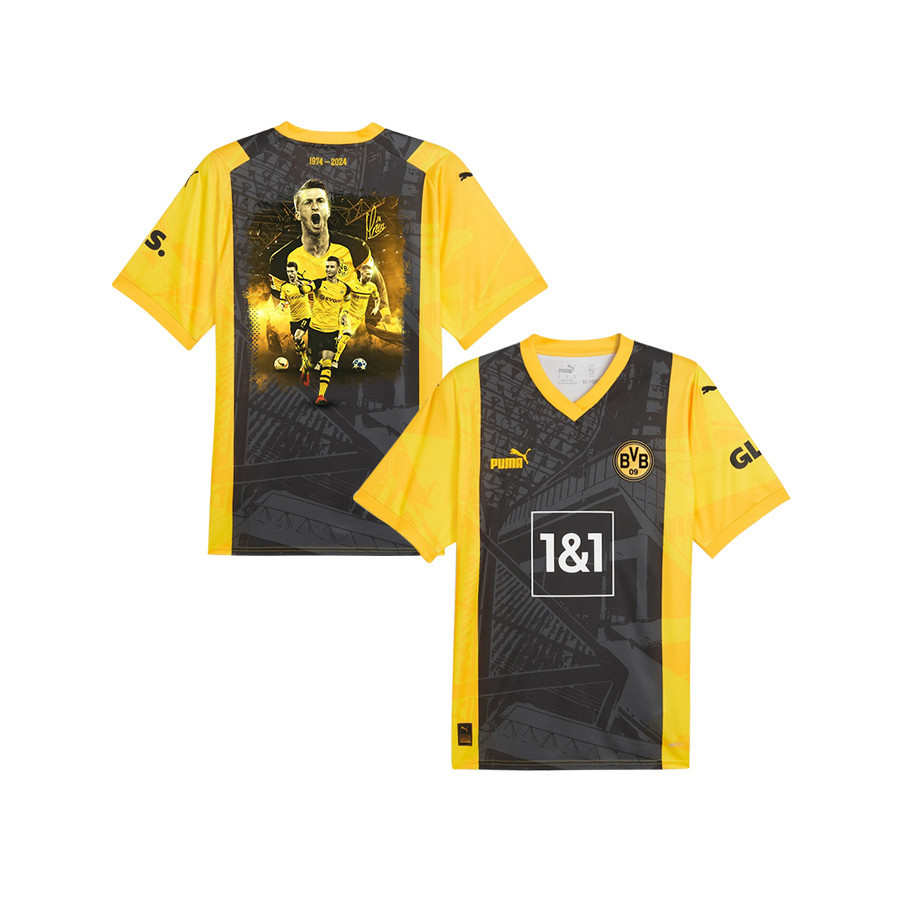 Marco Reus 11 Signed Thanks Borussia Dortmund Special Edition Jersey Autographed - YOUTH, Yellow