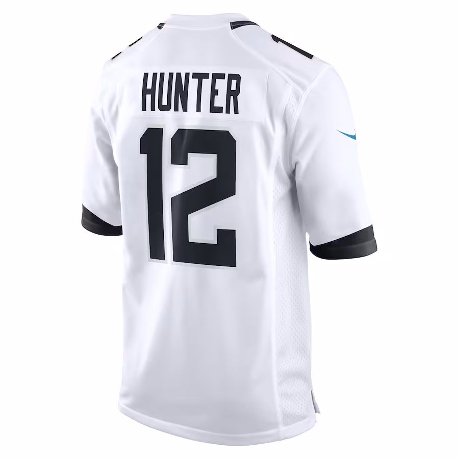Travis Hunter Jacksonville Jaguars  2025 NFL Draft First Round Pick Game Player Jersey - White