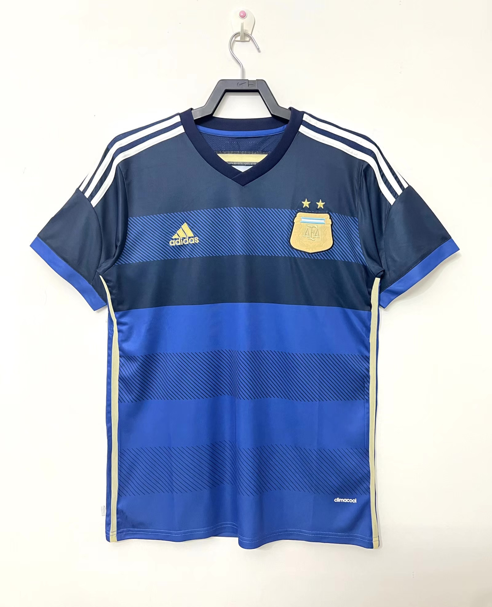 Argentina 2014 Away Retro Jersey - Men Blue