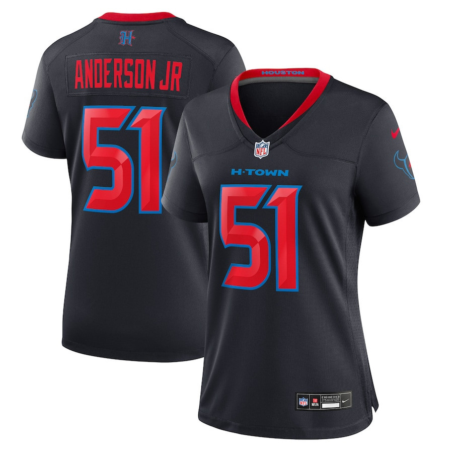 Will Anderson Jr. 51 Houston Texans Women 2nd Alternate Game Jersey - Navy