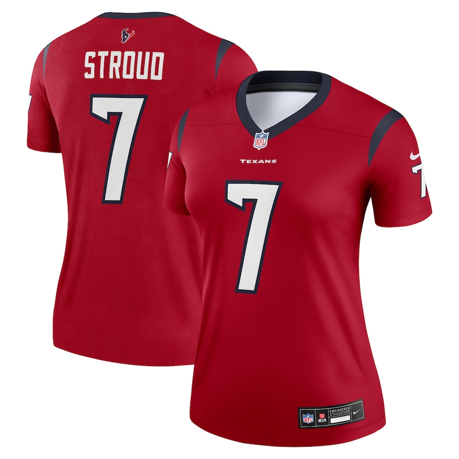 Womens Houston Texans C.J. Stroud  Red  Legend Jersey