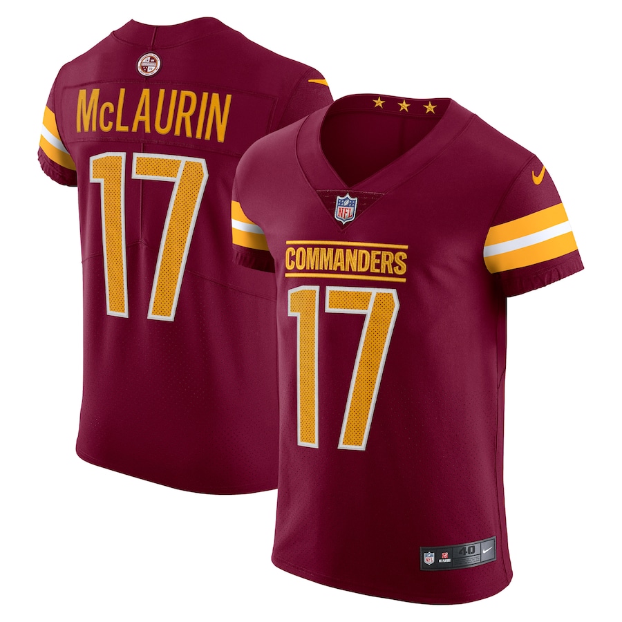 Mens Washington Commanders Terry McLaurin  Burgundy Vapor Elite Jersey